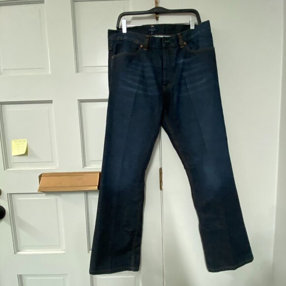 Paul Smith Jeans Mens  Button Fly Blue Denim Dark Wash Size 34L - Picture 2 of 10